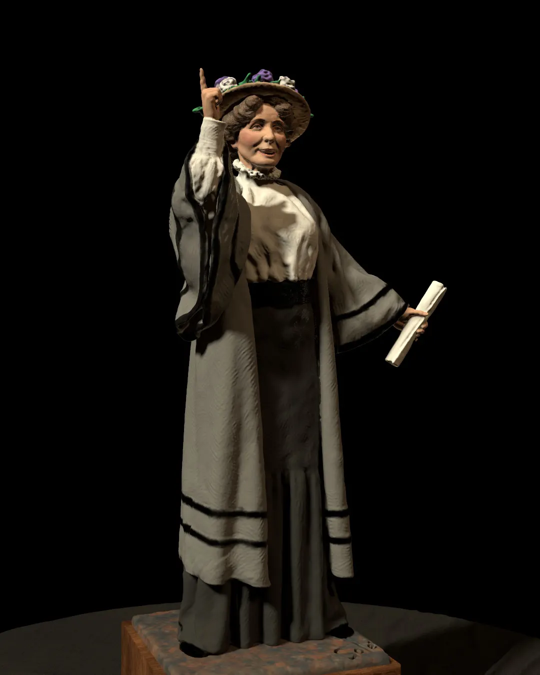 Emmeline-Pankhurst-statue/Rendering-of-Emmeline-Pankhurst-statue-modeled-by-Emil-Sole-2.webp
